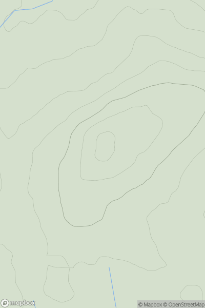 Thumbnail image for Law Hill [Northumberland] showing contour plot for surrounding peak